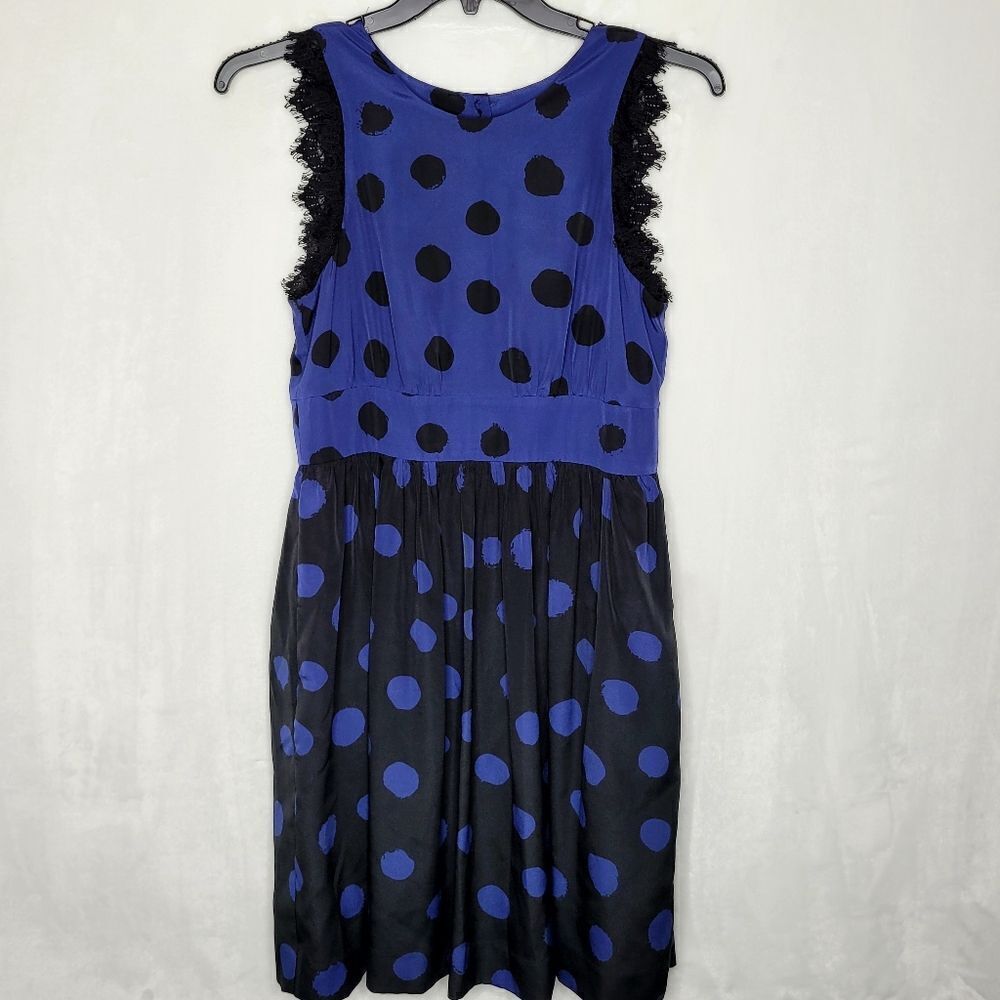 Corey Lynn Calter Polka Dot Midi Dress Size 8
